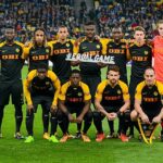 Young Boys fans clash with police during Villa match