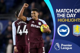 Villa come from behind to beat Brighton in seven-goal thriller