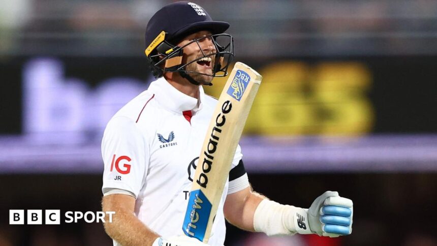 Root's first ton in Australia keeps England afloat