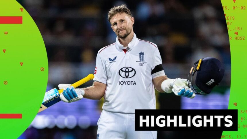 Root hits historic century but second Test finely balanced after day one