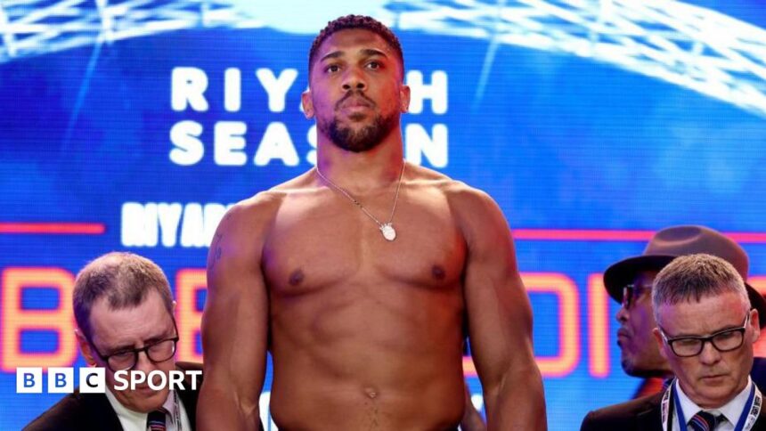 Joshua on weight for Paul fight as undercard confirmed