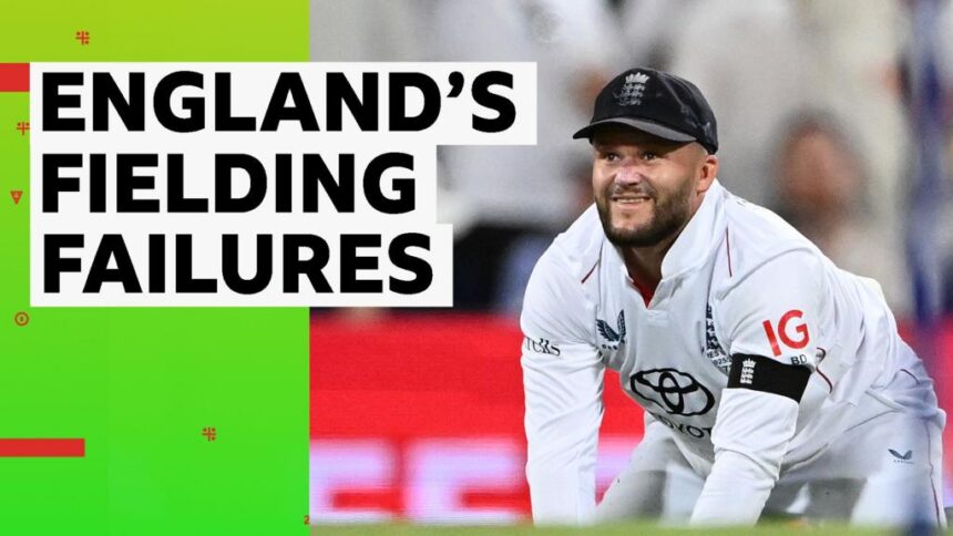 Drops galore as England have day to forget in the field