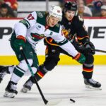 Matt Coronato, Flames halt Wild's 12-game point streak