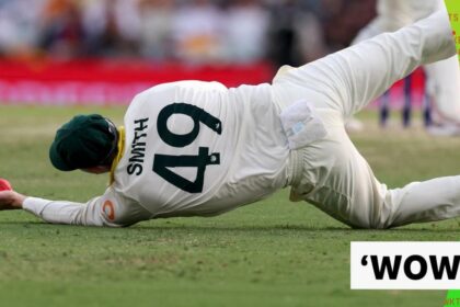 Smith takes 'brilliant catch' to break England's resistance