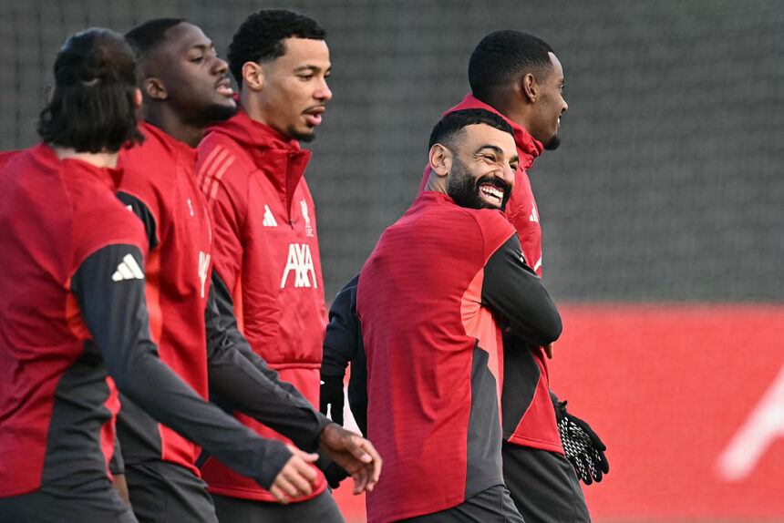 Salah trains with Liverpool team-mates after outspoken interview
