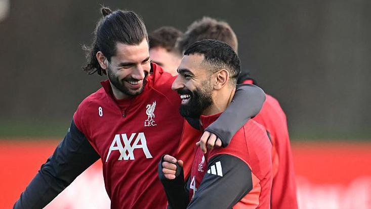 Salah in Liverpool training but not expected to travel for Inter game