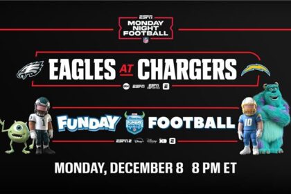 How to watch Eagles-Chargers Monsters Funday Football MNF on ESPN
