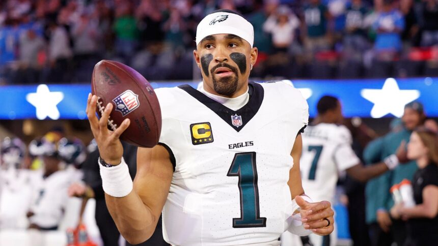 Eagles star turns the ball over twice in one chaotic play vs Chargers
