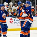 Emil Heineman's goal gives Islanders 5-4 shootout win over Golden Knights