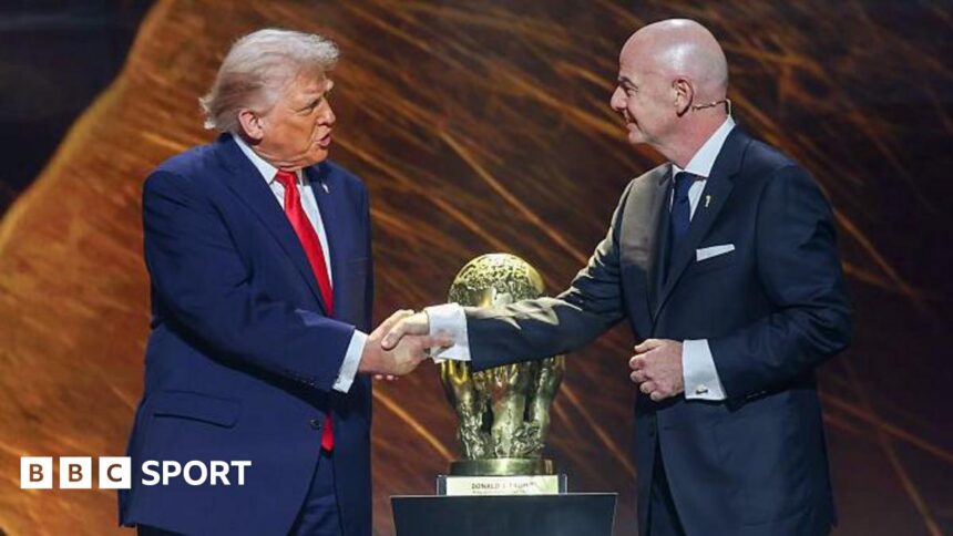 Fifa accused of breaching own rules with Trump award