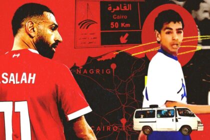Salah's five-hour bus journey to football training aged 12