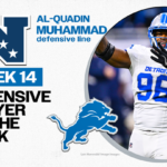Al-Quadin Muhammad named Week 14 NFC Defensive Player of the Week