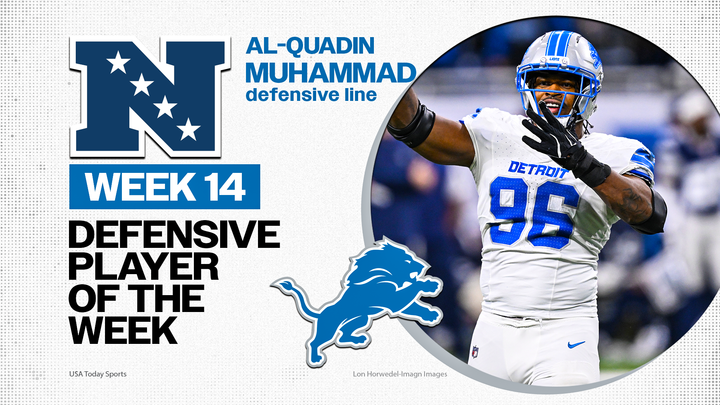 Al-Quadin Muhammad named Week 14 NFC Defensive Player of the Week