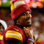 Commanders QB Jayden Daniels (elbow) out vs. Giants