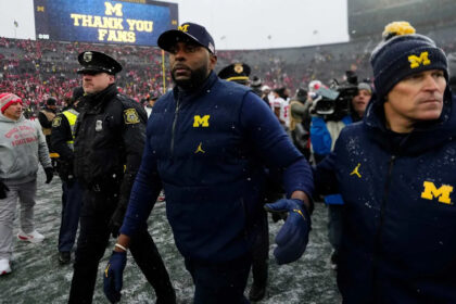 Former Michigan football coach Sherrone Moore jailed, hours after his firing