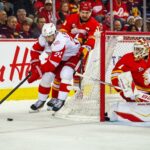 Wings build 4-goal cushion, hang on to edge Flames