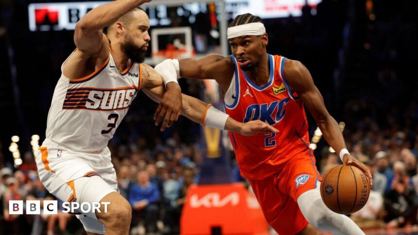 Thunder equal best 25-game start in NBA history