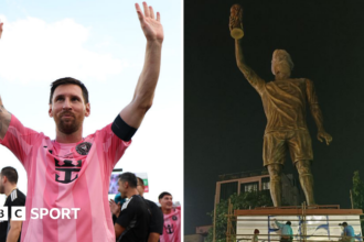Messi to unveil 70ft statue of himself on 'GOAT' tour