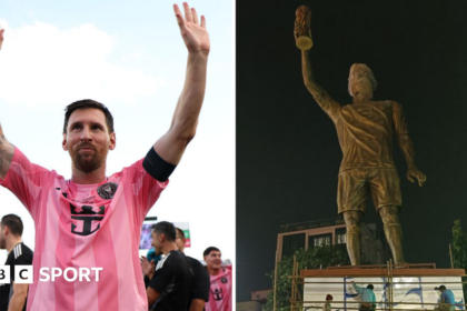 Messi to unveil 70ft statue of himself on 'GOAT' tour
