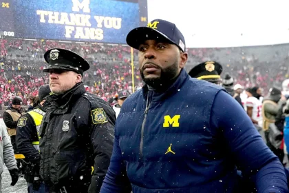 Fired Michigan coach Sherrone Moore accused of stalking victim 'for months' in police dispatch audio
