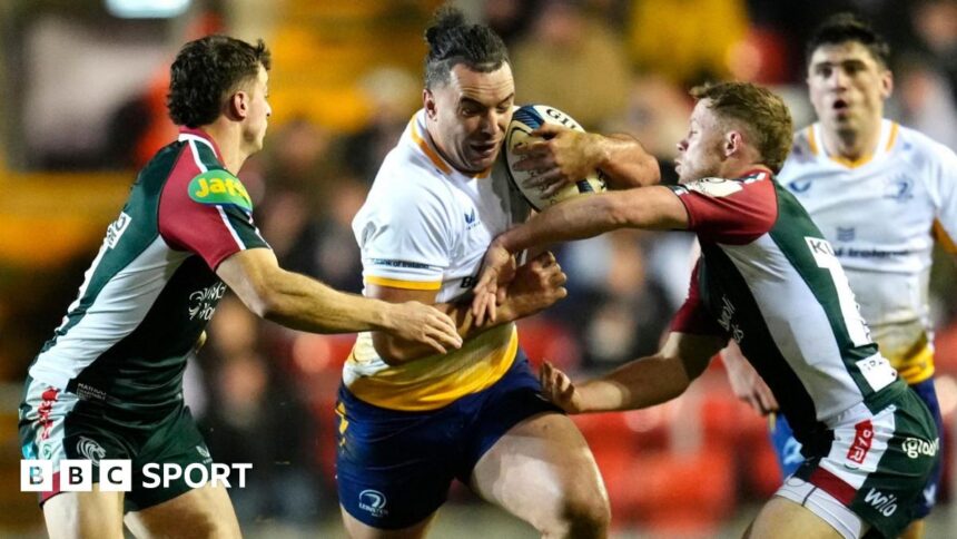 Leinster narrowly beat Leicester in Champions Cup