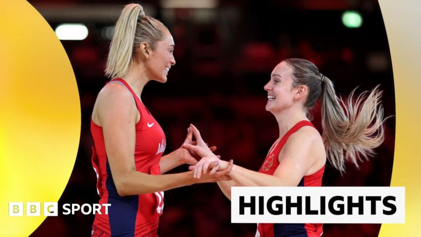 England beat Jamaica in first day of Netball Horizon Series