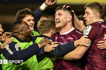 Sale claim superb bonus-point win against Clermont