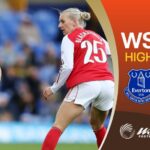 Russo scores on 100th WSL appearance as Arsenal beat Everton