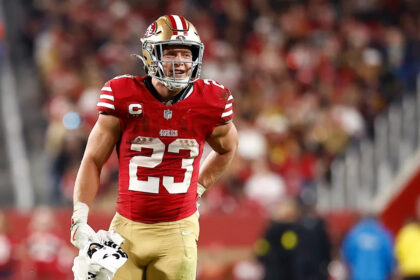 49ers add Christian McCaffrey to injury report as questionable with back injury