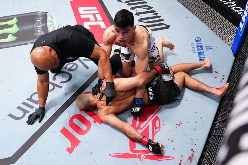 UFC Vegas 112 results: Kevin Vallejos destroys Giga Chikadze with wild spinning backfist KO