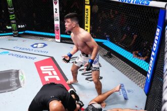 UFC on ESPN 73 video: Kevin Vallejos becomes first to KO Giga Chikadze
