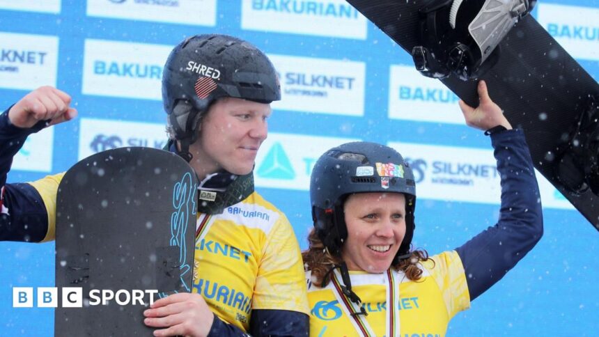Bankes & Nightingale win Snowboard Cross World Cup gold