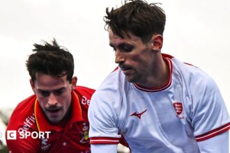 England narrowly lose to Belgium in hockey Pro League