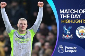 Haaland scores twice as Man City win at Crystal Palace