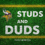 Studs and Duds from the Minnesota Vikings win over the Dallas Cowboys