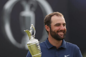 Scottie Scheffler joins Tiger Woods by winning PGA Tour player of the year for 4th straight year