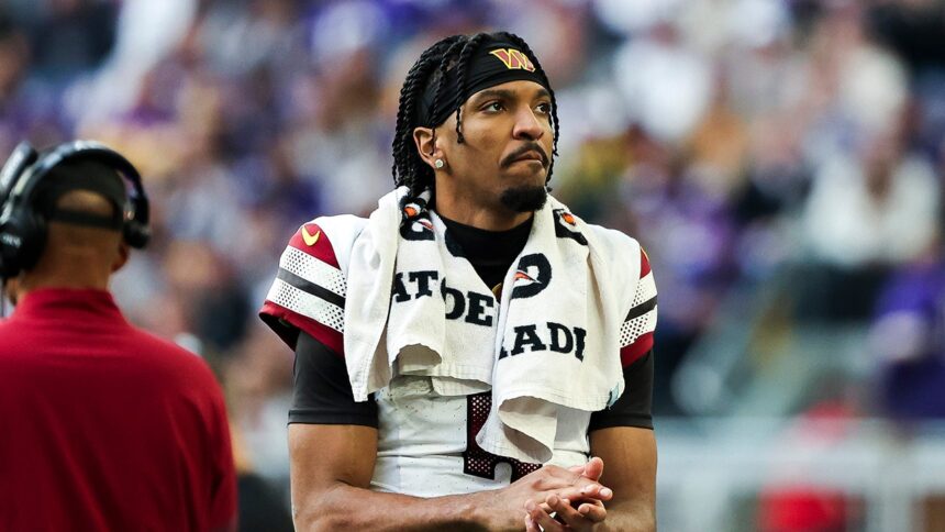 Commanders shut down Jayden Daniels for remaining 3 games, ending injury-riddled season