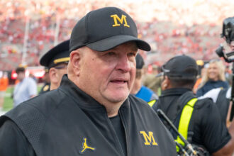 Interim coach Biff Poggi said Michigan players feel ‘betrayed’ after Sherrone Moore’s firing, arrest