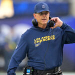 Chargers' Jim Harbaugh reveals he's texted Sherrone Moore since firing, arrest