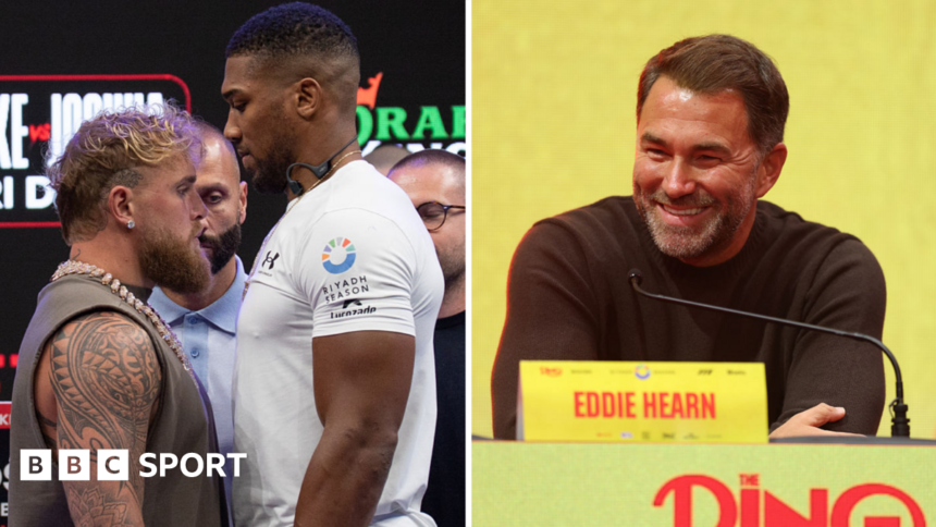 No script, Joshua will quickly knock Paul out - Hearn