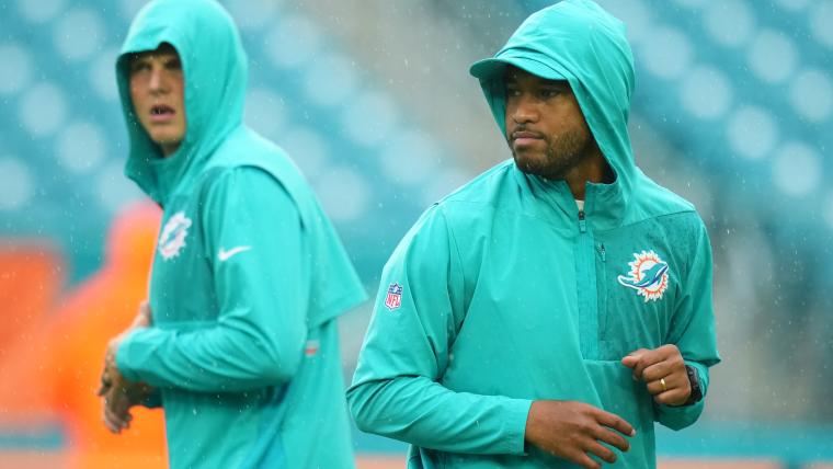 Dolphins update QB depth chart after Tua Tagovailoa's benching