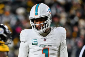 Dolphins bench struggling Tua Tagovailoa after rough performance vs Steelers: reports