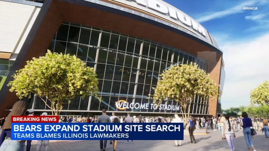 Bears expanding search for new stadium site from Arlington Heights to wider Chicago area, NW Indiana