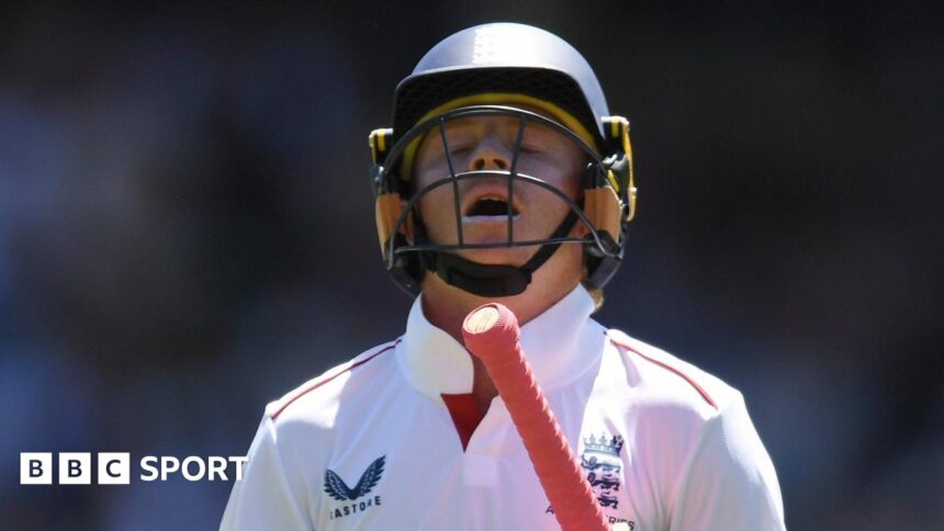 'Pope has one innings to save his England place'