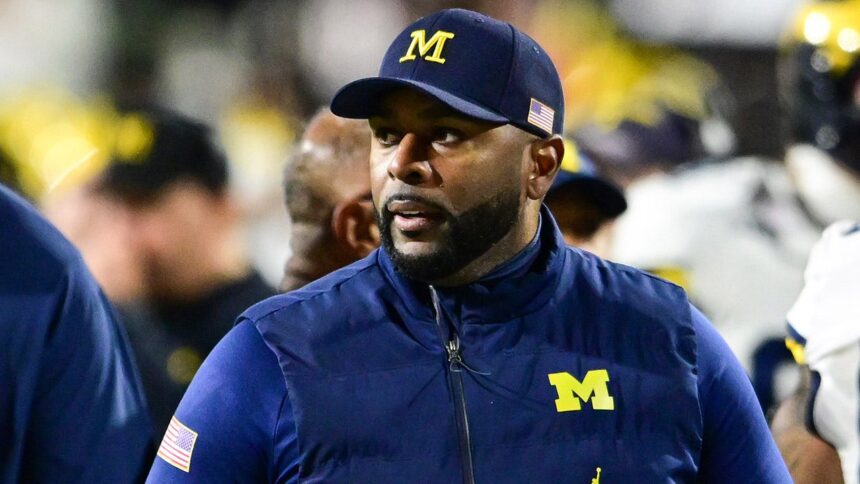 Sherrone Moore appears red-eyed in booking photo after Michigan firing, arrest