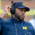 Sherrone Moore 'had long history of domestic violence' against Michigan staffer, attorney alleges