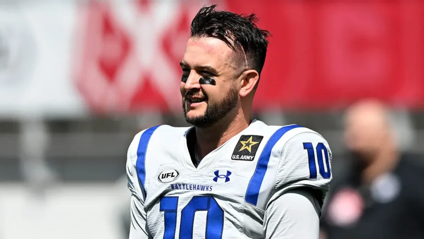 Former Alabama football star AJ McCarron ends statewide political bid to take UFL head coaching role