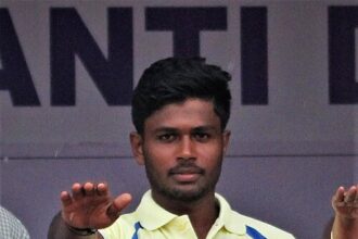 Sanju Samson celebrates comeback with double milestone in Ahmedabad T20I
