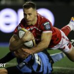 Davies at the double for Scarlets in Cardiff
