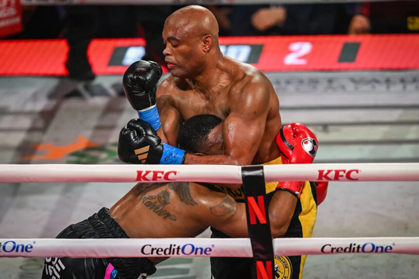 Paul vs. Joshua video: Anderson Silva stops Tyron Woodley in 2nd round after landing brutal uppercut